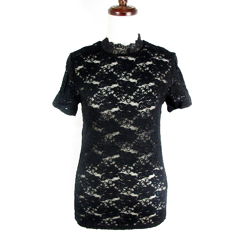 レイビームス Ray Beams ブラウス カットソー 半袖 ハイネック 薄手 シースルー 総レース 黒 ブラック トップス Mm レディース 192 ベクトルパーク レイビームス Ray Beams ブラウス カットソー 半袖 ハイネック 薄手 シースルー 総レース 黒 ブラック トップス Mm レディース 192 ベクトルパーク