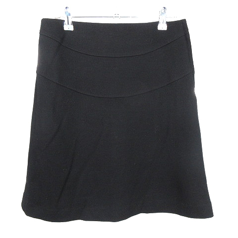 ポールスミス ブラック Paul Smith BLACK スカート 台形 ひざ丈 サイド  