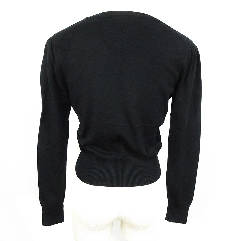 エムプルミエ 長袖カーディガン トップス レディース 38サイズ ブラック M-premier エムプルミエ（長さ（袖）長袖）（トップス｜レディース