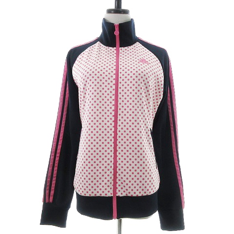 adidas 水玉模様 ジップアップジャージ ⭐️adidas⭐️ジップアップ