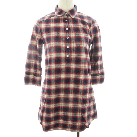 バナーバレット Banner Barrett ワンピース シャツワンピ ミニ 七分袖  