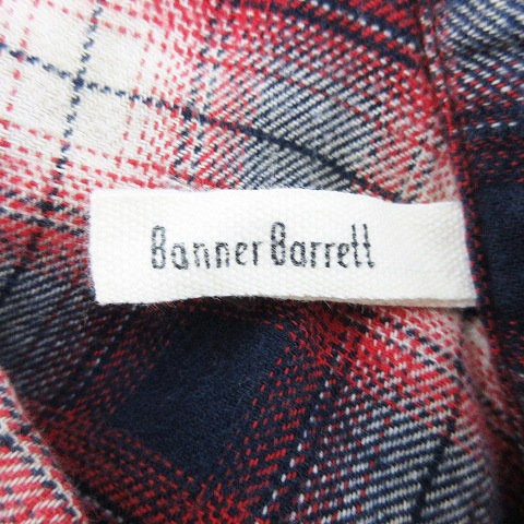 バナーバレット Banner Barrett ワンピース シャツワンピ ミニ 七分袖 