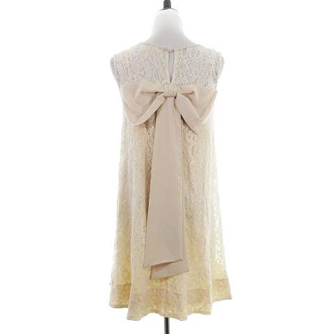 JILL STUART ノースリーブ ワンピース Aライン アイボリー ジルバイジルスチュアート JILL by JILLSTUART ワンピース ミニ