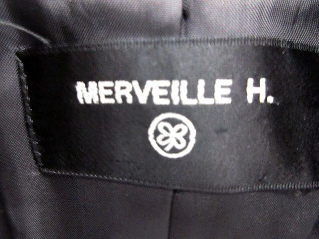 メルベイユアッシュ Merveille H ピーコート Pコート 総裏地 茶色 ブラウン o18 レディース 193 ベクトルパーク