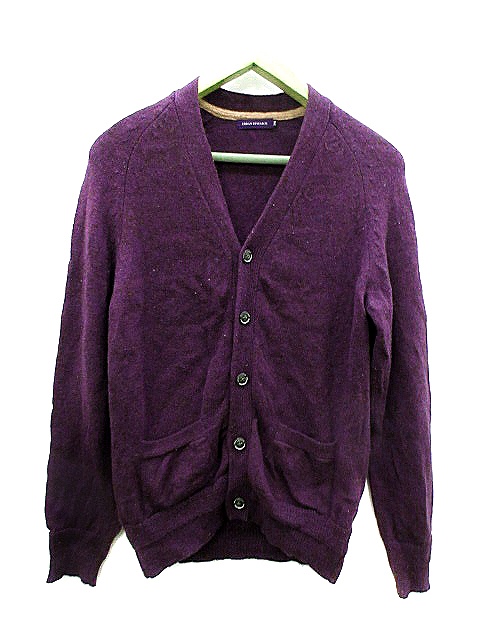 アーバンリサーチ Urban Research カーディガン ニット 長袖 38 紫 パープル m メンズ 193 ベクトルパーク