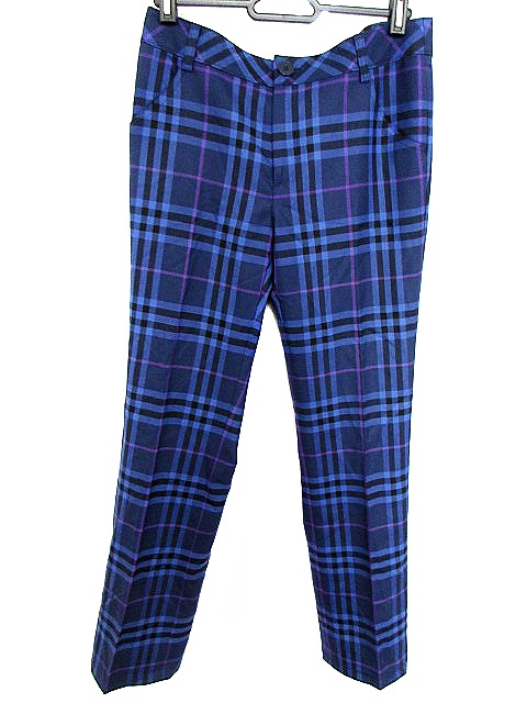 バーバリーゴルフ BURBERRY GOLF パンツ スラックス センタープレス 