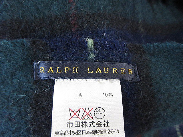 ラルフローレン RALPH LAUREN ストール マフラー チェック