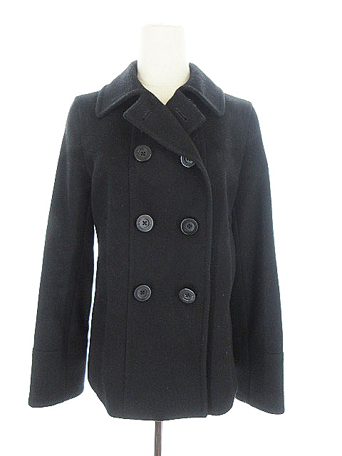 ジェイプレス J Press ピーコート Pコート カシミヤ混 黒 ブラック m レディース 193 ベクトルパーク