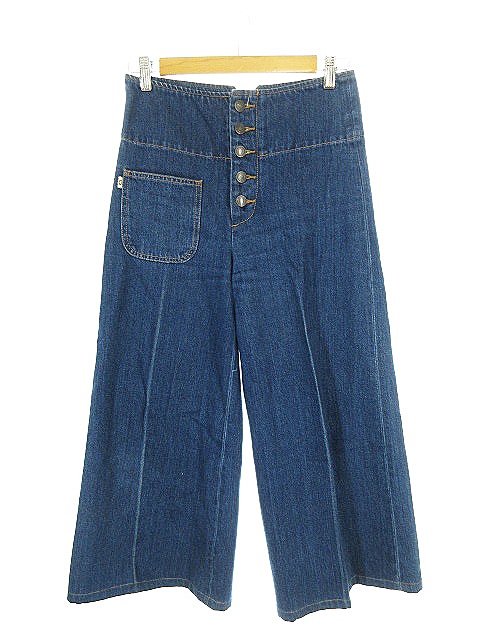 マークジェイコブス MARC JACOBS パンツ デニム ジーンズ ワイド ハイ  