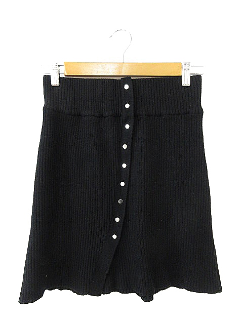 フーズフーチコ Who S Who Chico スカート フレア ミニ ニット リブ F 黒 ブラック m29 レディース 193 ベクトルパーク フーズフーチコ Who S Who Chico スカート フレア ミニ ニット リブ F 黒 ブラック m29 レディース 193 ベクトルパーク