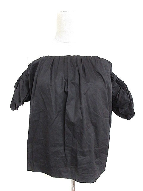 ラグナムーン Lagunamoon ブラウス オフショルダー 半袖 肩出し F 黒 ブラック m18 レディース 193 ベクトルパーク