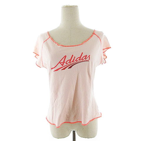 アディダス Adidas Tシャツ カットソー 半袖 デコルテ プリント L ピンク m13 レディース 193 ベクトルパーク アディダス Adidas Tシャツ カットソー 半袖 デコルテ プリント L ピンク m13 レディース 193 ベクトルパーク