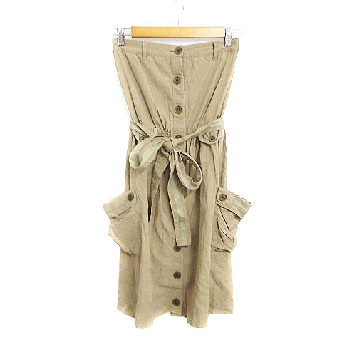 バナーバレット Banner Barrett ワンピース ミニ ベアトップ リボン 36 ベージュ m3 レディース 193 ベクトルパーク バナーバレット Banner Barrett ワンピース ミニ ベアトップ リボン 36 ベージュ m3 レディース 193 ベクトルパーク