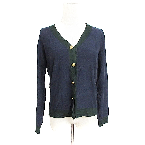 ナノユニバース Nano Universe The 1st Floor カーディガン ニット 長袖 F 紺 ネイビー m46 レディース 193 ベクトルパーク