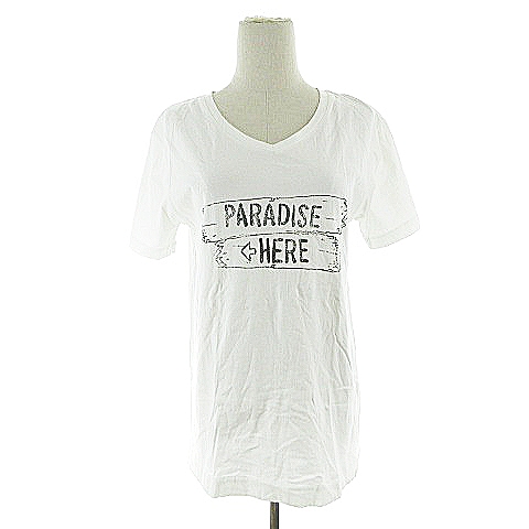 マリブネイティブ ブルー Malibu Native ベイフロー Bayflow Tシャツ カットソー Vネック プリント 3 白 ホワイト m15 レディース 193 ベクトルパーク