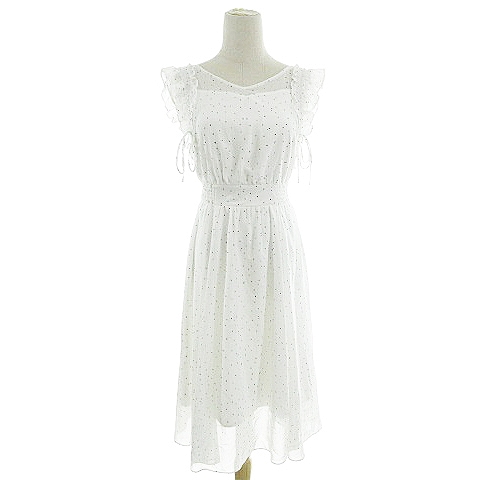 ジルバイジルスチュアート Jill By Jillstuart ワンピース ギャザー ひざ丈 ノースリーブ フリル ドット S 白 ホワイト m9 レディース 193 ベクトルパーク ジルバイジルスチュアート Jill By Jillstuart ワンピース ギャザー ひざ丈 ノースリーブ フリル ドット S 白 ホワイト m9 レディース 193 ベクトルパーク