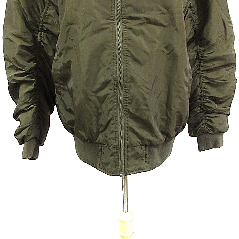 イーハイフンワールドギャラリー E Hyphen World Gallery Peace ジャケット ブルゾン 中綿 ジップ F カーキ m27 レディース 193 ベクトルパーク