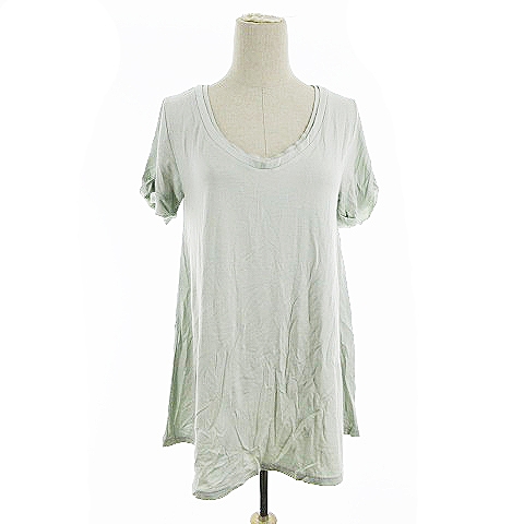 スナイデル Snidel ワンピース チュニック 半袖 フレア Uネック F 緑 グリーン m22 レディース 193 ベクトルパーク