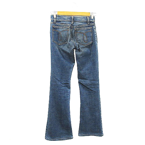 ジューシークチュールジーンズ Juicy Couture Jeans パンツ デニム ジーンズ ブーツカット ダメージ加工 24 紺 ネイビー m28 レディース 193 ベクトルパーク