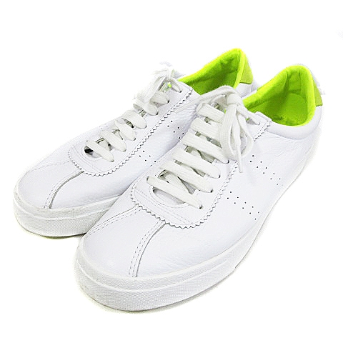 スペルガ Superga Sport 2843 Comfleau シューズ スニーカー レザー 38 白 ホワイト S00ckl0 m5 レディース 193 ベクトルパーク