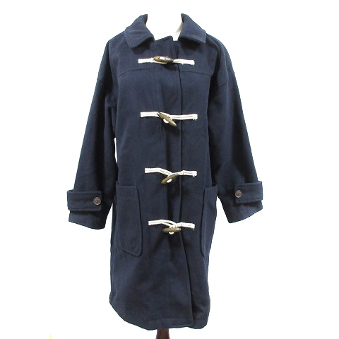 エヘカソポ サマンサモスモス Ehka Sopo Sm2 コート ダッフル ステンカラー ロング F 紺 ネイビー m12 レディース 193 ベクトルパーク