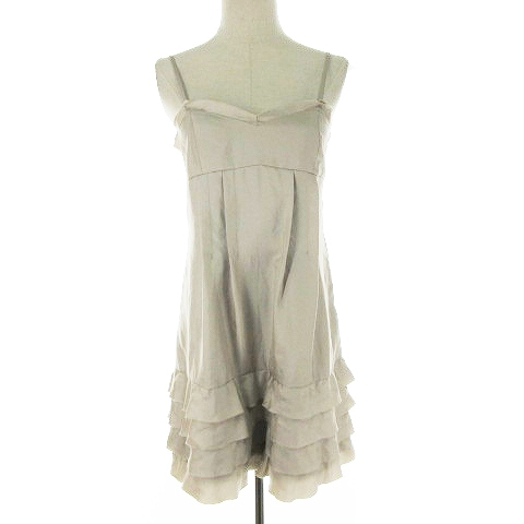 ジルスチュアート Jill Stuart パンツ オールインワン サロペット キャミソール フリル タック 2 ベージュ m1 レディース 193 ベクトルパーク