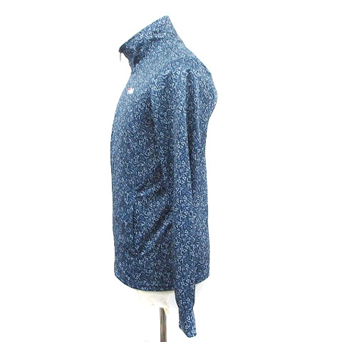 フィラ FILA トラックジャケット ジャージ ジップアップ 総柄 ロゴ M