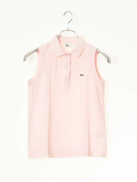 ラコステ Lacoste ポロシャツ 鹿の子 ノースリーブ 40 ピンク Rt メンズ 194 ベクトルパーク