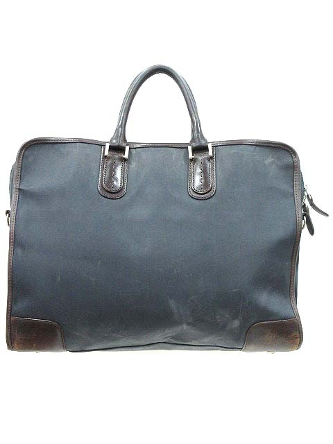 ポールスミス Paul Smith バッグ ビジネス ブリーフケース ナイロンキャンバス レザー 黒 ブラック 紫 パープル Yk メンズ 195 ベクトルパーク