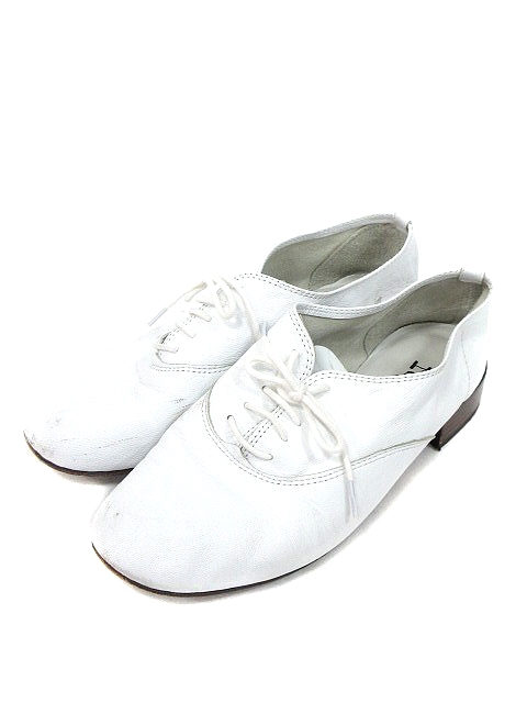 レペット 36 白 レペット レースアップシューズ zizi 白 新品 Repetto