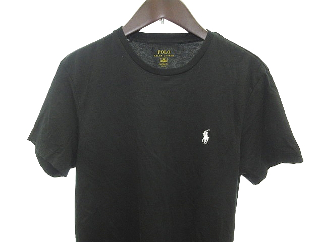 【Polo Ralph Lauren】ポケットTシャツ ブラック【kpo915】 ビッグ フィット ジャージー ポケット Tシャツ （未設定）｜POLO