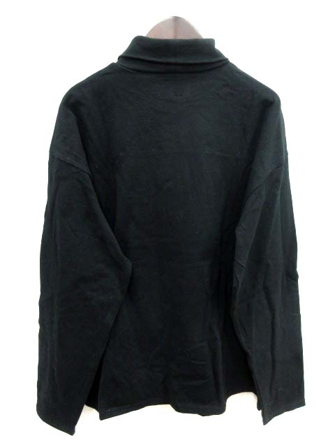 ステューシー STUSSY カットソー 長袖 タートルネック S 黒 ブラック 
