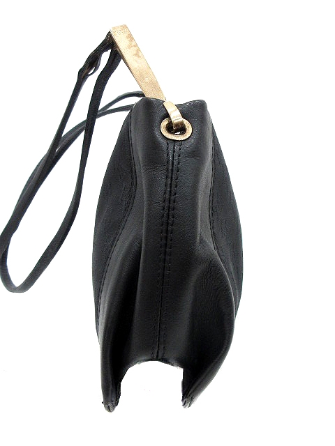 BOTTEGA VENETA ブラックレザーハンドバッグ BOTTEGA VENETA ボッテガヴェネタ ハンドバッグ MICRO WALLACE