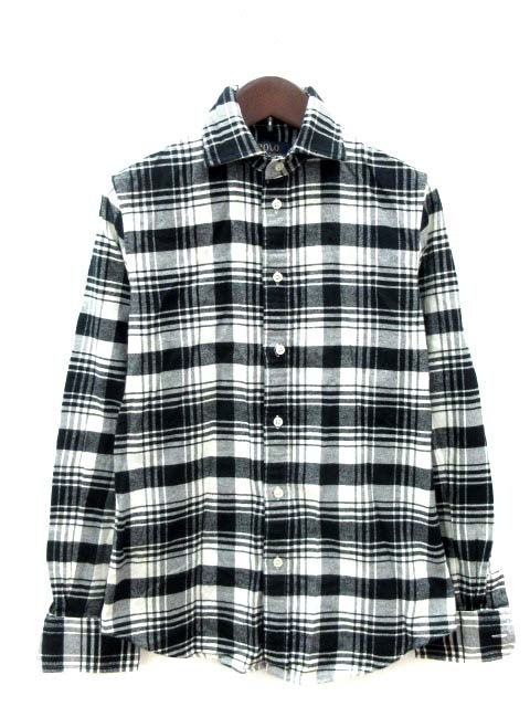 ポロ ラルフローレン POLO RALPH LAUREN ネルシャツ 長袖 チェック XS 