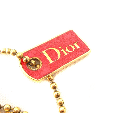 クリスチャンディオール Christian Dior ネックレス ロゴプレート 