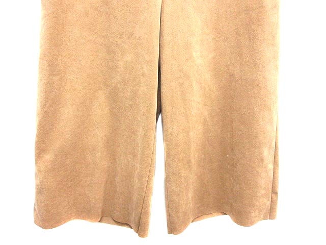 マカフィー Macphee トゥモローランド パンツ ワイド ロング フェイクスエード 36 茶 ブラウン Yk メンズ 195 ベクトルパーク