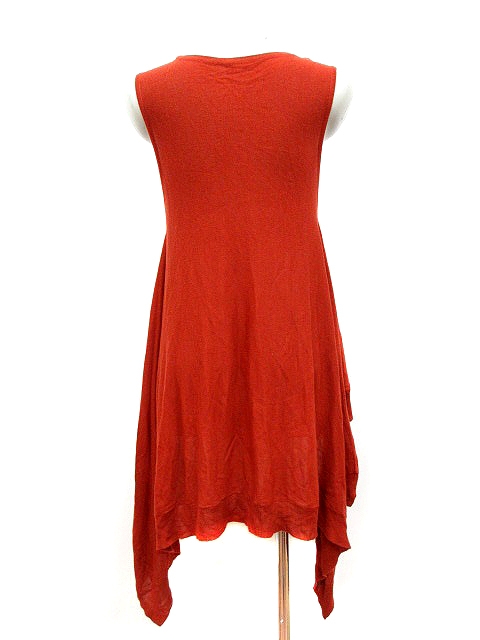 エンフォルド Enfold ワンピース ニット ミニ ノースリーブ 38 茶 ブラウン Mn レディース 195 ベクトルパーク