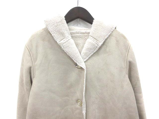 ノーリーズ　ムートンコート NOLLEY'S ムートンコート ボアコート エコファー×ムートン