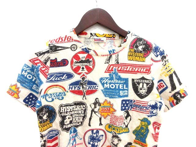 ヒステリックグラマー HYSTERIC GLAMOUR ニット カットソー 総柄 