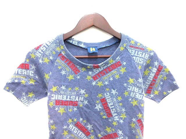 ヒステリックグラマー HYSTERIC GLAMOUR ニット カットソー 総柄 