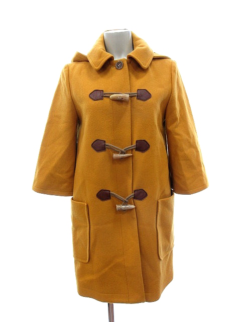 バナーバレット Banner Barrett コート ダッフル ロング 総裏地 七分袖 黄色 イエロー Au レディース 195 ベクトルパーク