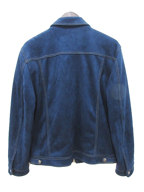 ザラマン Zara Man ジャケット ステンカラー フェイクスエード ジップアップ 総裏地 L 青 ブルー Ct メンズ 195 ベクトルパーク ザラマン Zara Man ジャケット ステンカラー フェイクスエード ジップアップ 総裏地 L 青 ブルー Ct メンズ 195 ベクトルパーク