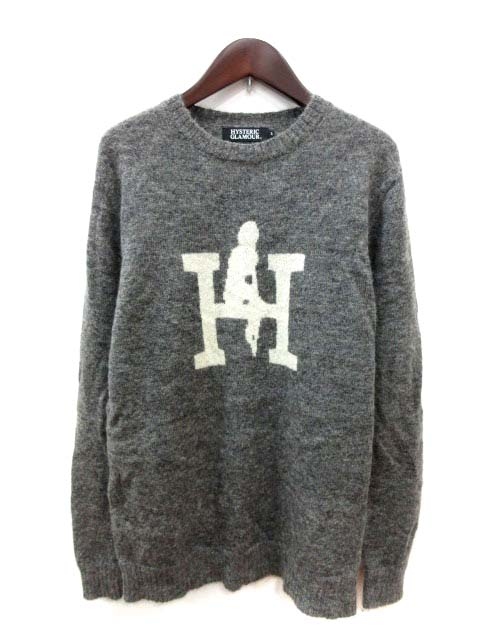 ヒステリックグラマー HYSTERIC GLAMOUR ニット セーター 長袖 モヘヤ 