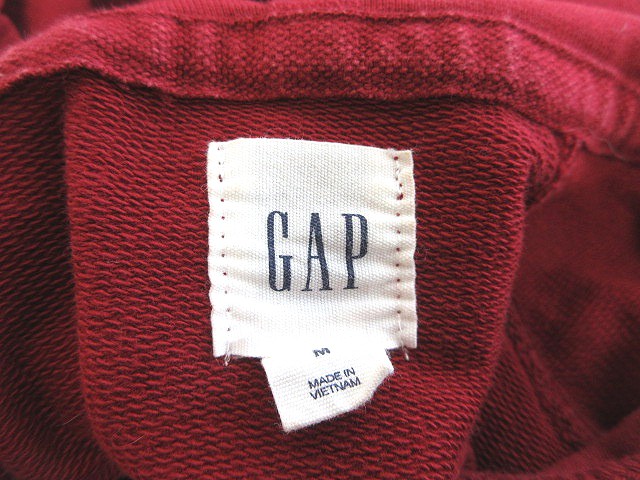 GAP】 ギャップ はぎれ 赤 レッド アロハ 海 ブランド ロゴ入り GAP】 ギャップ はぎれ 赤 レッド アロハ 海 ブランド ロゴ入り
