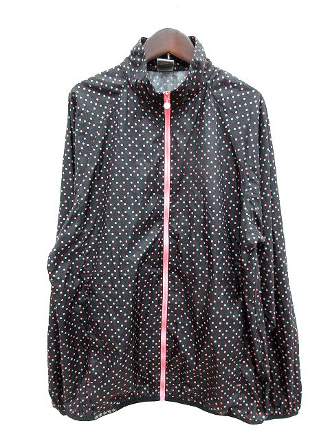 ナイキ Nike ジャケット ブルゾン ウインドブレーカー ドット L 黒 ブラック Mn レディース 195 ベクトルパーク