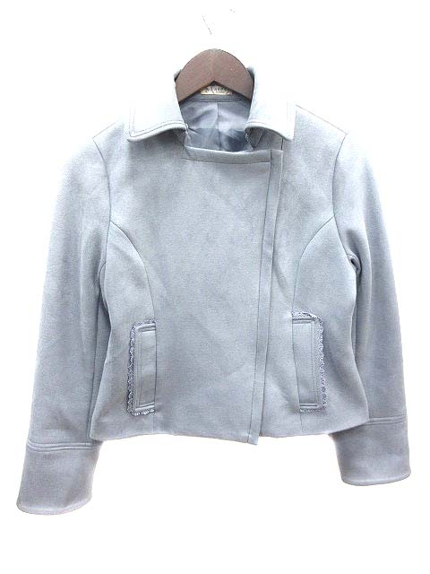 アクシーズファム Axes Femme ステンカラージャケット 総裏地 M 紫 アクシーズファム Axes Femme ステンカラージャケット 総裏地 M 紫