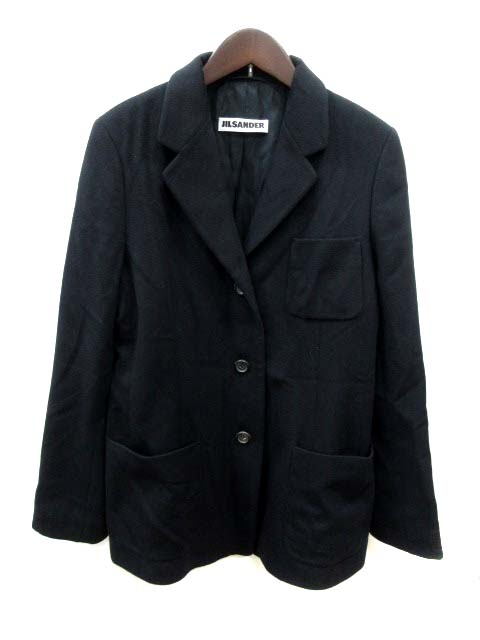 ジルサンダー JIL SANDER ジャケット テーラード カシミヤ 総裏地 38 
