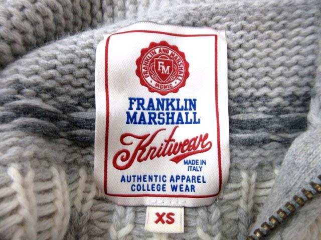 フランクリン&マーシャル FRANKLIN&MARSHALL カーディガン ニット 長袖 
