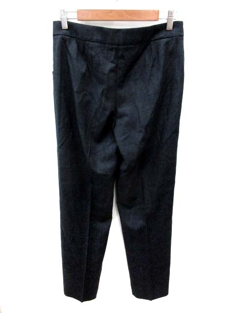 Giorgio Armani 100%ウール スラックス 黒 MANI by GIORGIO ARMANI ワイドシルエット 2タックスラックス