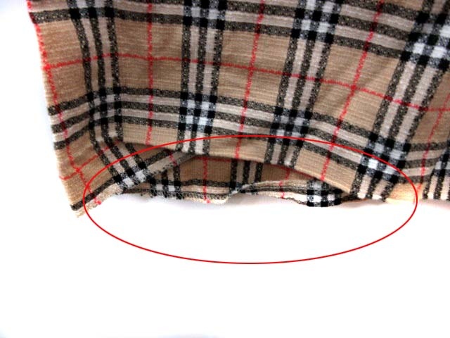 BURBERRY  チェック キュロット バーバリーブルーレーベル キュロットスカート ベルト ノバ